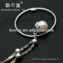 Уникальный дизайн жемчужина подвеска ювелирные изделия 925 стерлингов ожерелье цепи ожерелье